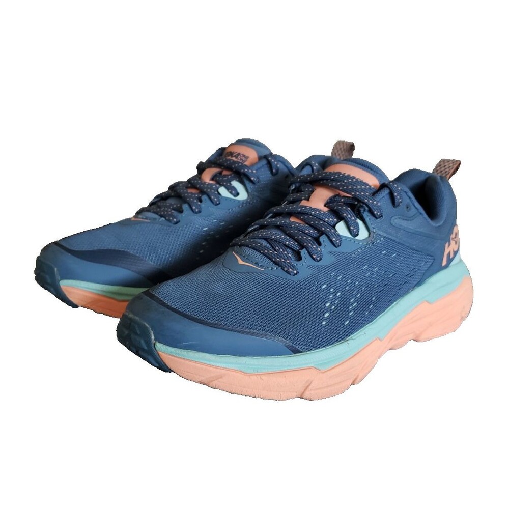 Hoka Challenger ATR 6 Real Teal Cantaloupe Women's Size 7.5 B Athletic Sneaker
